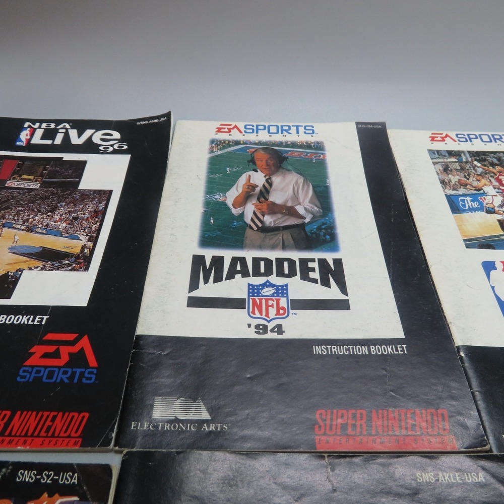 Lot Of 6 Super‎ Nintendo SNES Instructions Manual Booklets - Picture 6 of 8